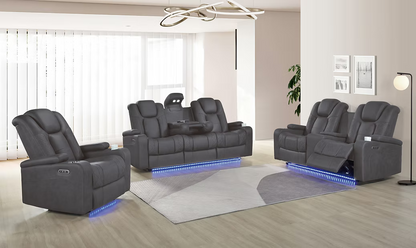 Conjunto de sofá reclinable Dallas Camel