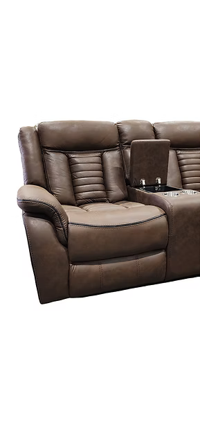 Conjunto de sofá reclinable Dallas Camel