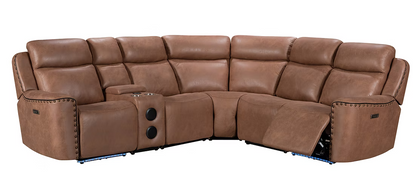 Conjunto de sofá reclinable Dallas Camel
