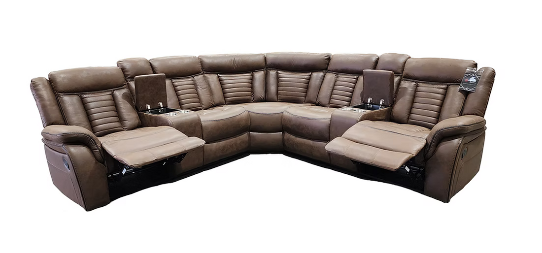 Conjunto de sofá reclinable Dallas Camel
