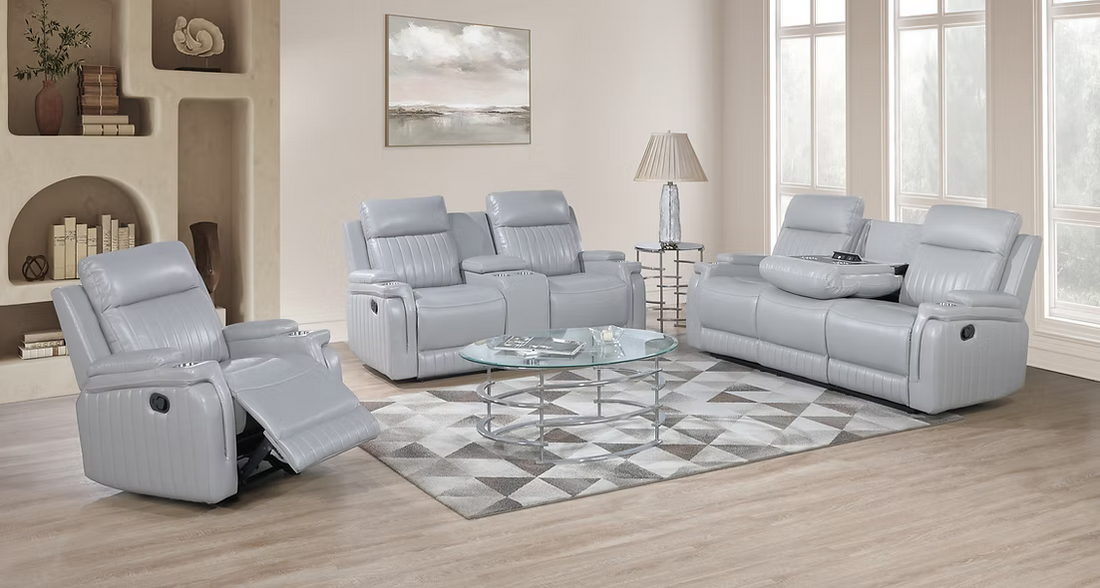 Ethan Gray Reclining Set S2121