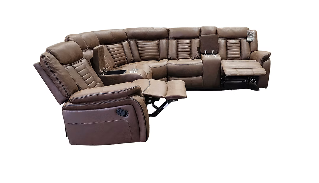 Conjunto de sofá reclinable Dallas Camel