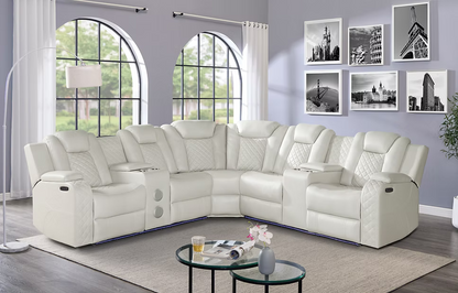 Conjunto de sofá reclinable Dallas Camel