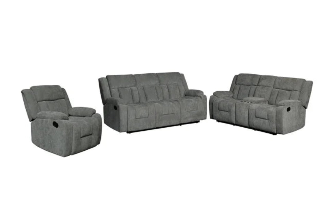 Farrah Gray 3-Pieces Reclining Living Room Set