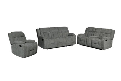 Farrah Gray 3-Pieces Reclining Living Room Set