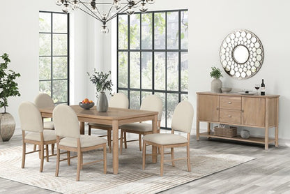 Rheinfall Beige 5 Pieces Dining Table Set
