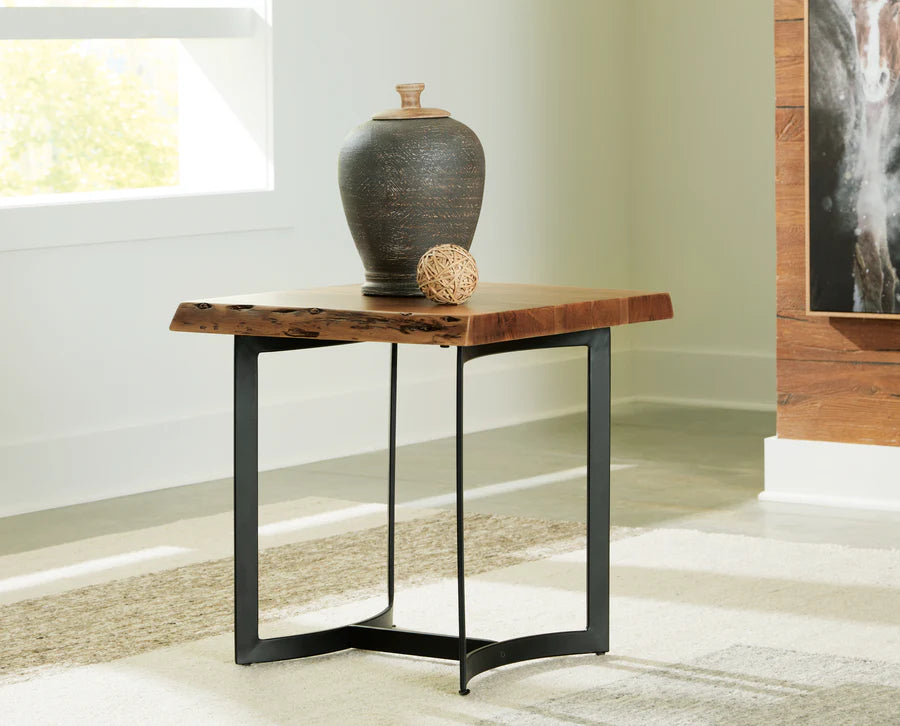 Fortmaine Brown End Table