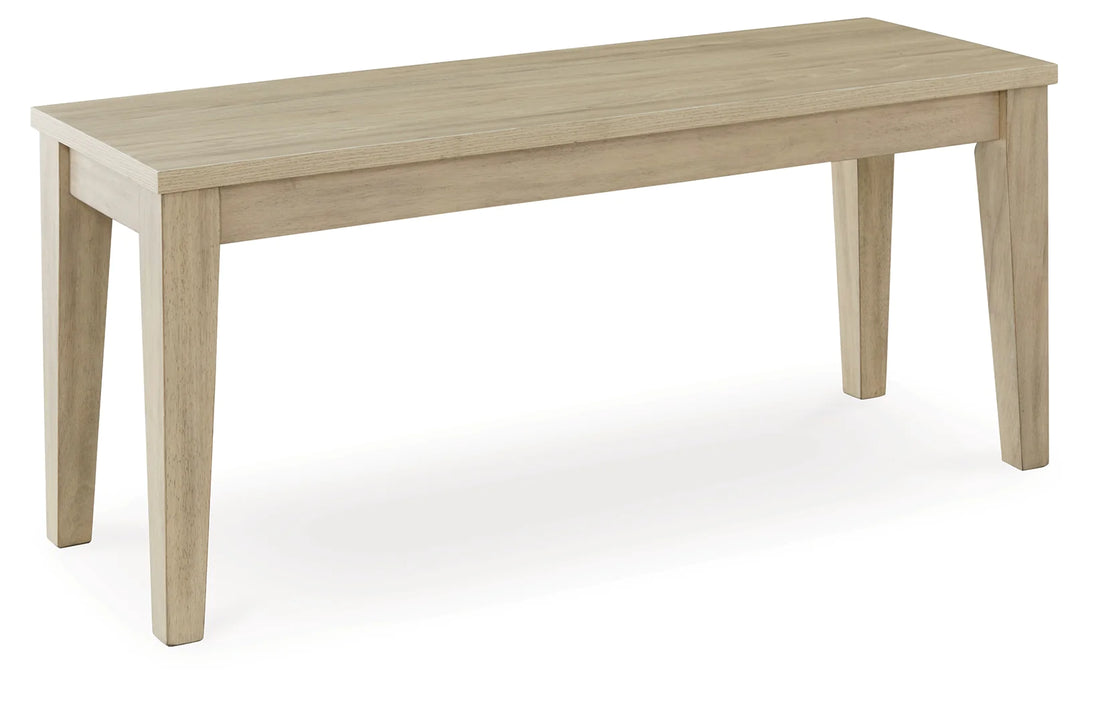 Gleanville Light Brown 42&quot; Dining Bench