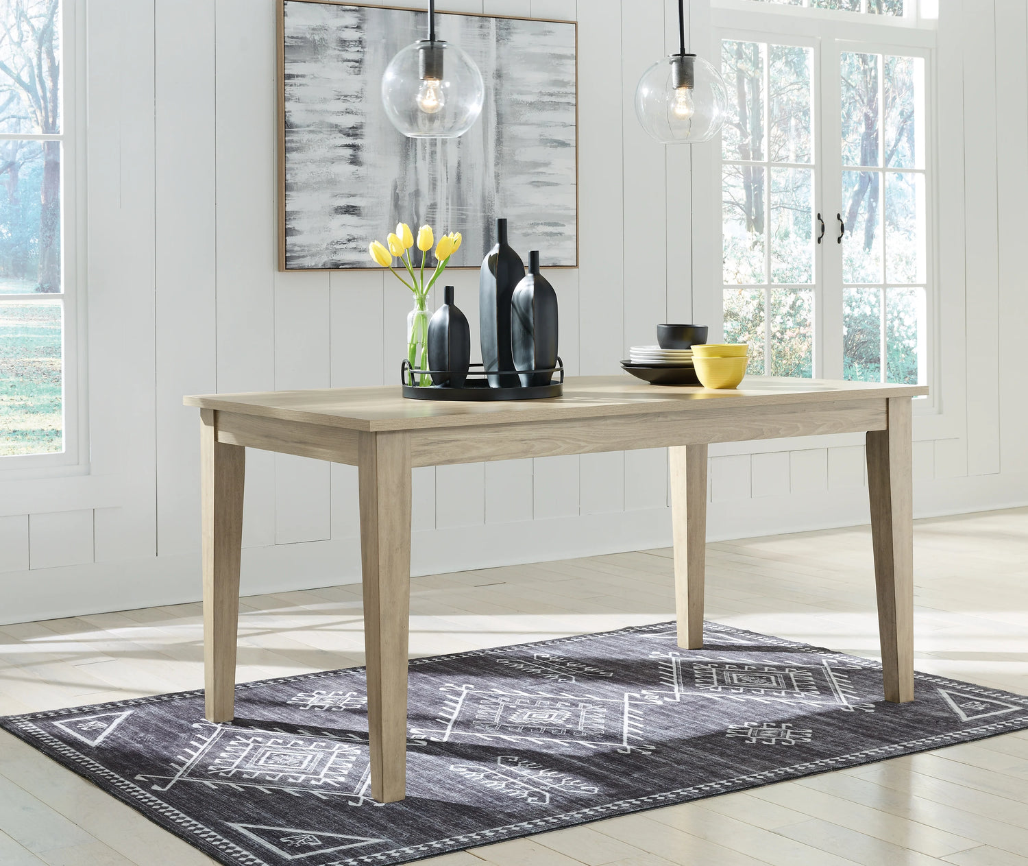 Gleanville Light Brown Dining Table