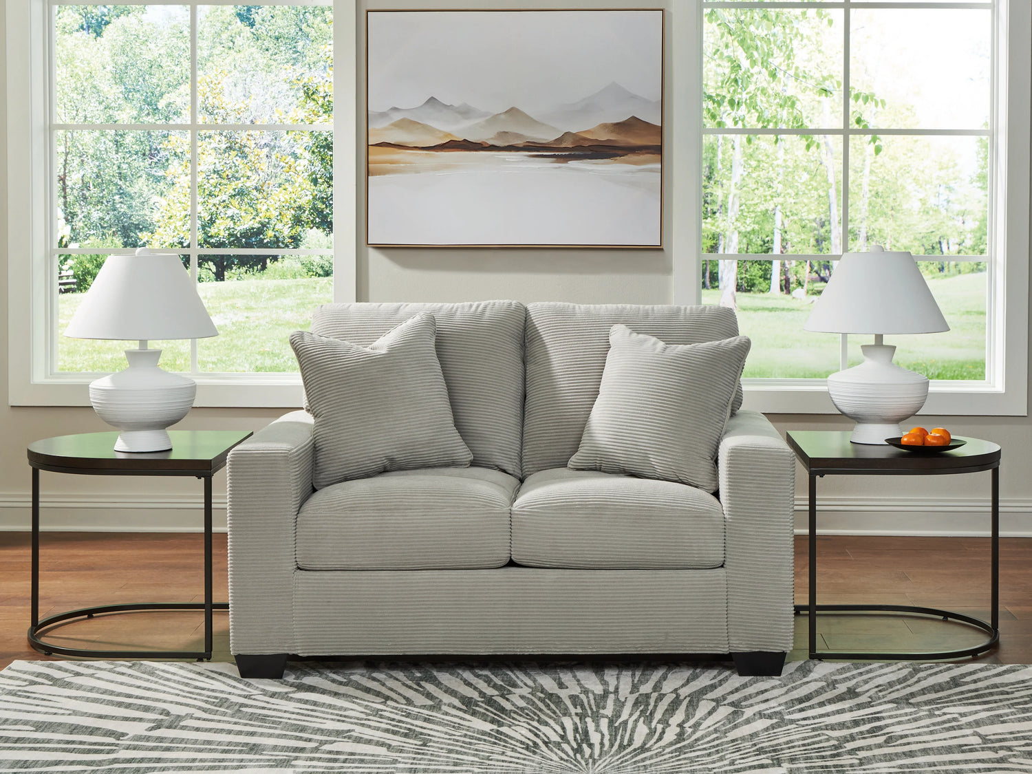 Greenbriar Smoke Loveseat
