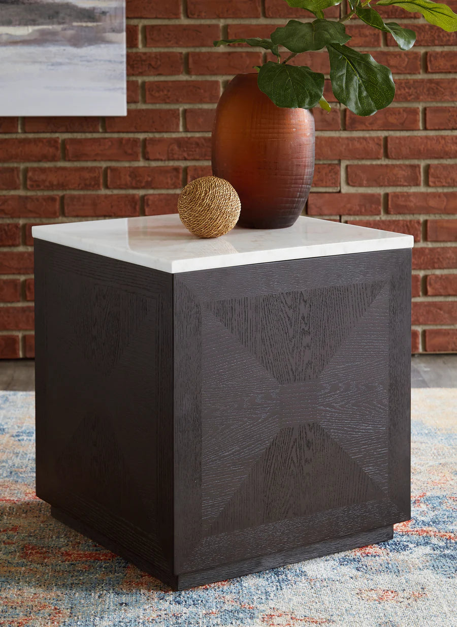 Henridge Black Accent Table