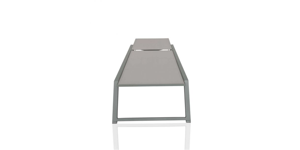 Isa Outdoor Lounger Gray