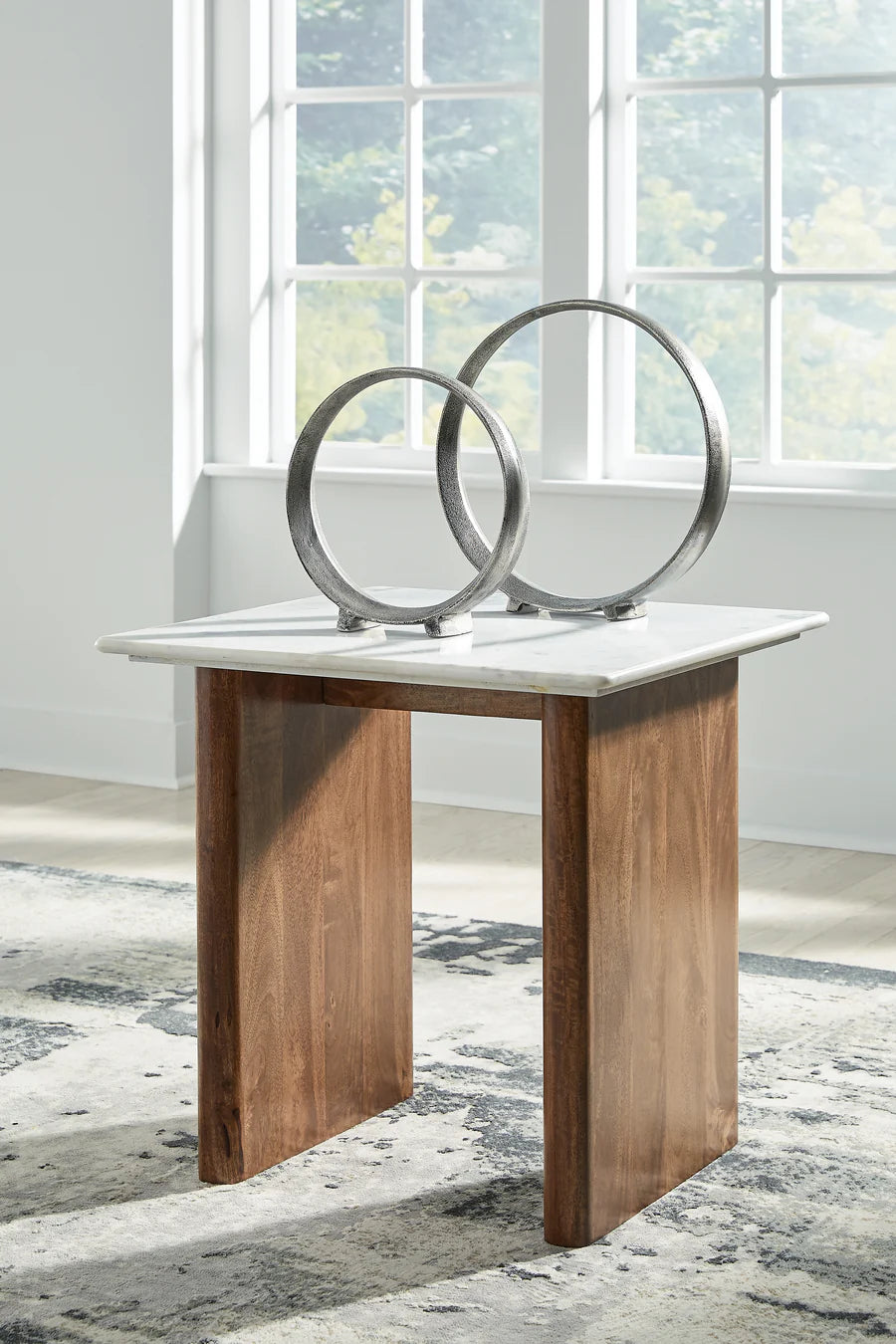 Isanti Light Brown End Table