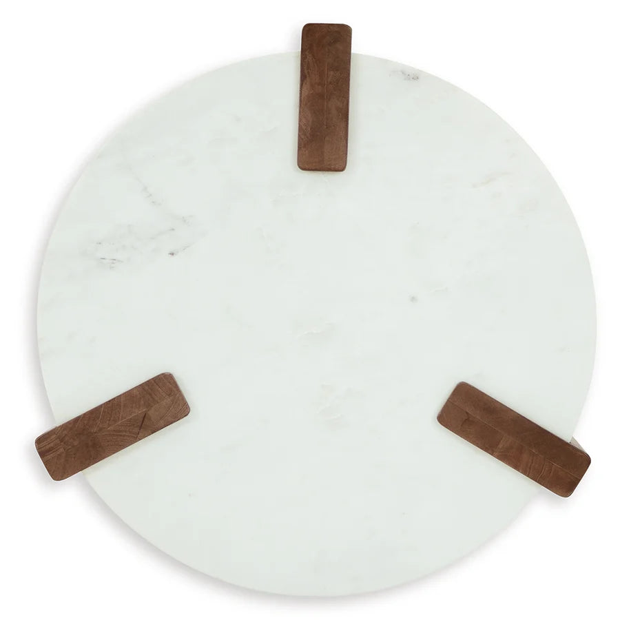 Isanti White End Table
