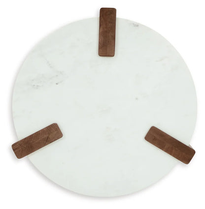 Isanti White End Table