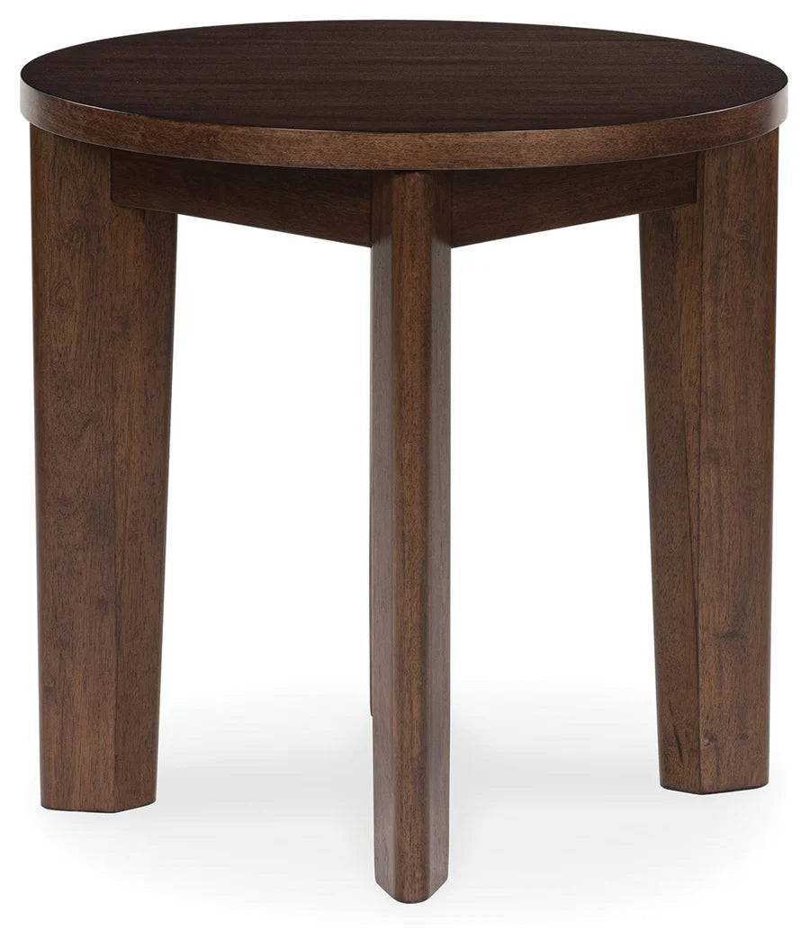 Korestone 2 Dark Brown End Table