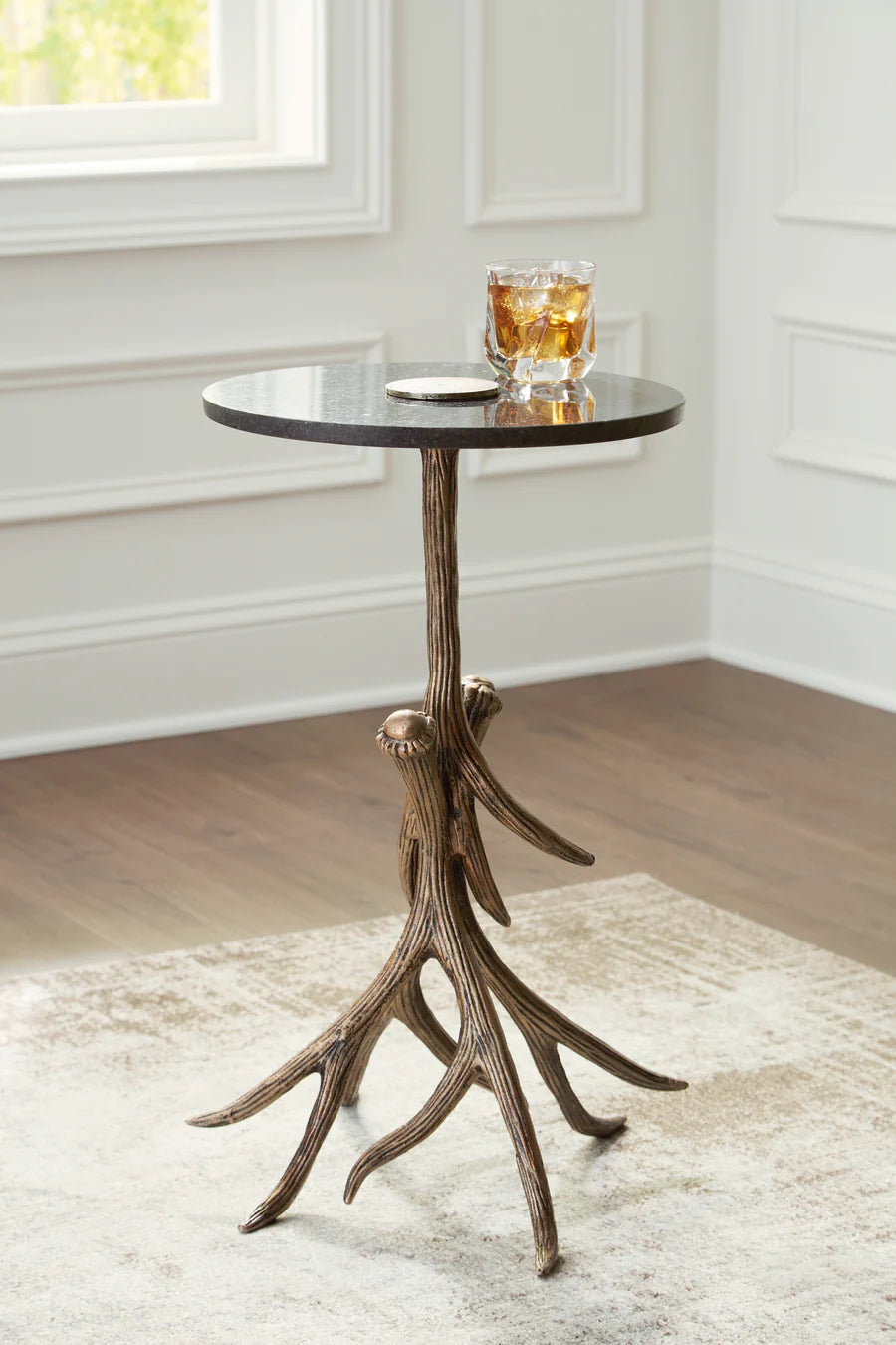 Lemkins Black Accent Table