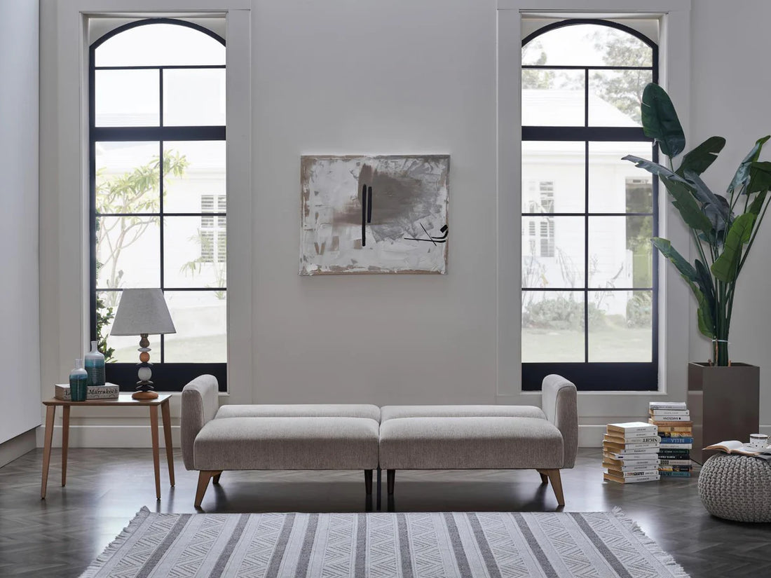 Koopsi Basic Gray Memory Foam Sofa In A Box