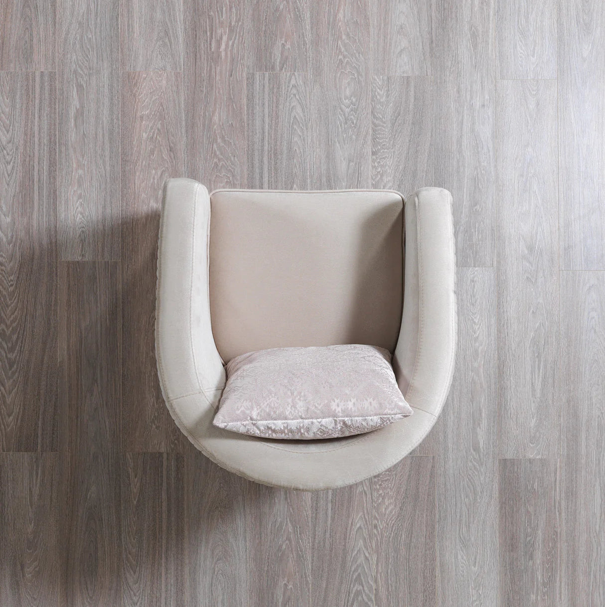 Milena Ivory Velvet Sofa &amp; Loveseat