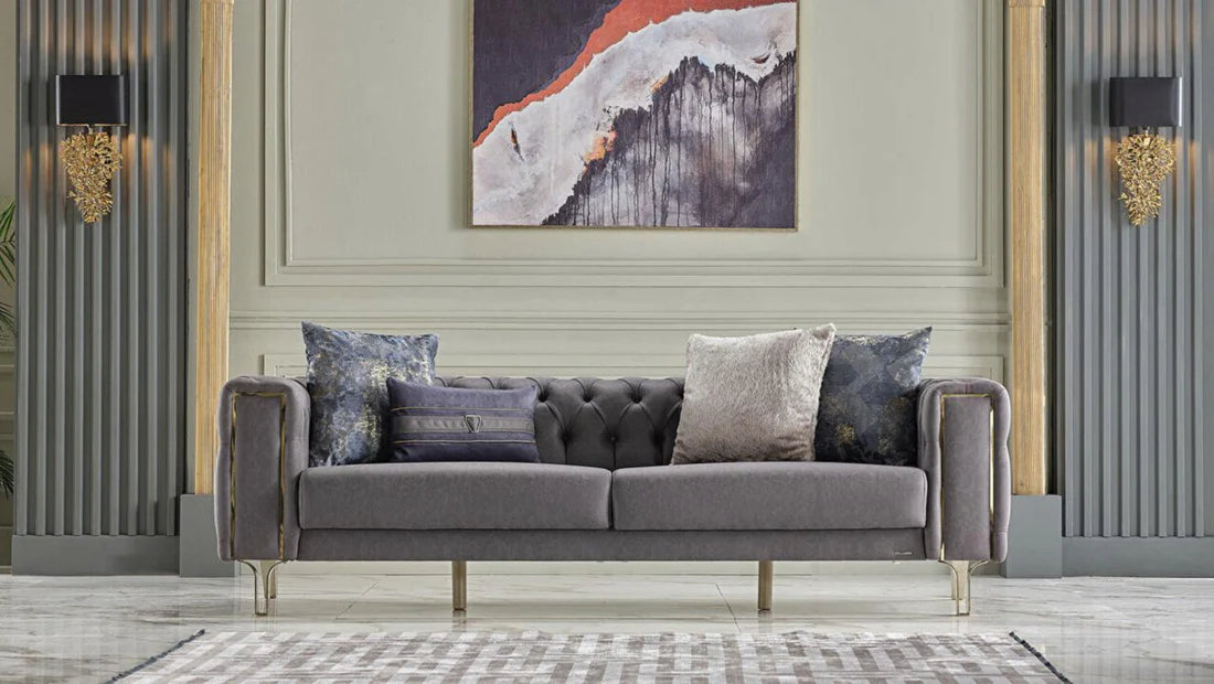 Montego Dark Anthrachite 3-Seat Sleeper Sofa