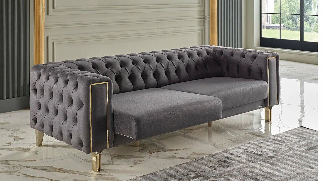 Montego Dark Anthrachite 3-Seat Sleeper Sofa