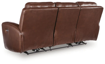 Next Move Mahogany Power Reclining Sofa