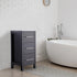 12 in. Bathroom Cabinet 3 Drawer Side Storage Organizer in Espresso - Decohub Home