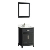 24 in. Single Sink Bathroom Vanity Set in Espresso - Decohub Home