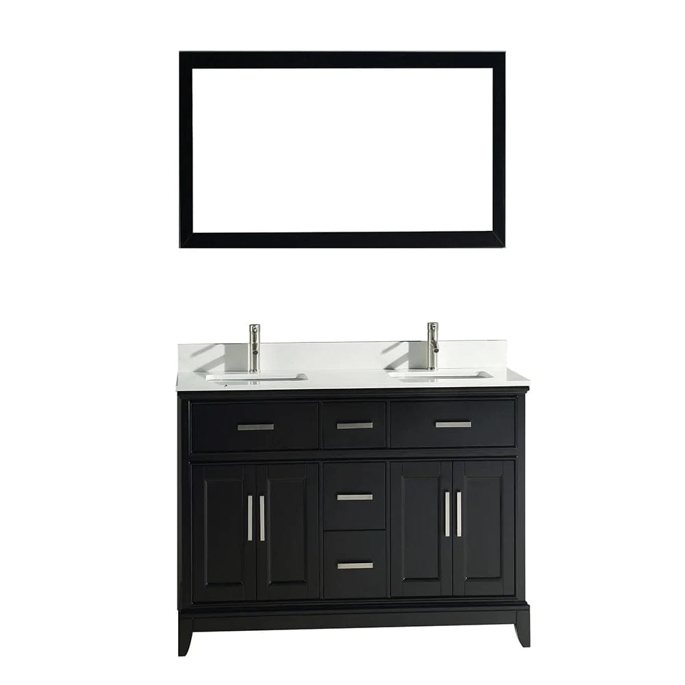 60 in.Single Sink Bathroom Vanity Set  in Espresso - Decohub Home