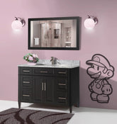 60 in. Single Sink Bathroom Vanity Set in Espresso ,Carrara Marble Stone Top - Decohub Home