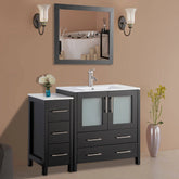 42 in. Single Sink Bathroom Vanity Set in Espresso - Decohub Home