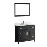 48  in. Single Sink Bathroom Vanity Set in Espresso - Decohub Home