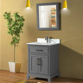 30 in. Single Sink Bathroom Vanity Set in Gray - Decohub Home
