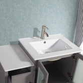 36 in. Single Sink Modern Bathroom Vanity Combo Set in Gray - Decohub Home
