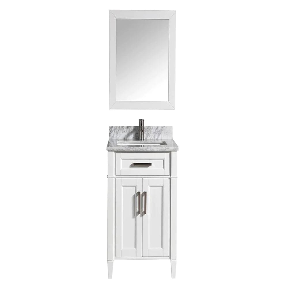 24 in. Single Sink Bathroom Vanity Set in White - Decohub Home
