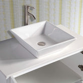 30 in. Single Sink Small Bathroom Vanity Set in White - Decohub Home