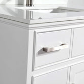 36 in. Single Sink Bathroom Vanity Set in White - Decohub Home