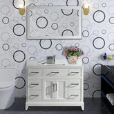 48 in. Single Sink Bathroom Vanity Set in White - Decohub Home