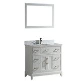 48 in. Single Sink Bathroom Vanity Set in White - Decohub Home
