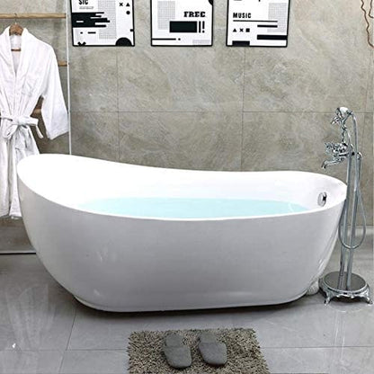 71x35  in. Freestanding Acrylic Bathtub - Decohub Home