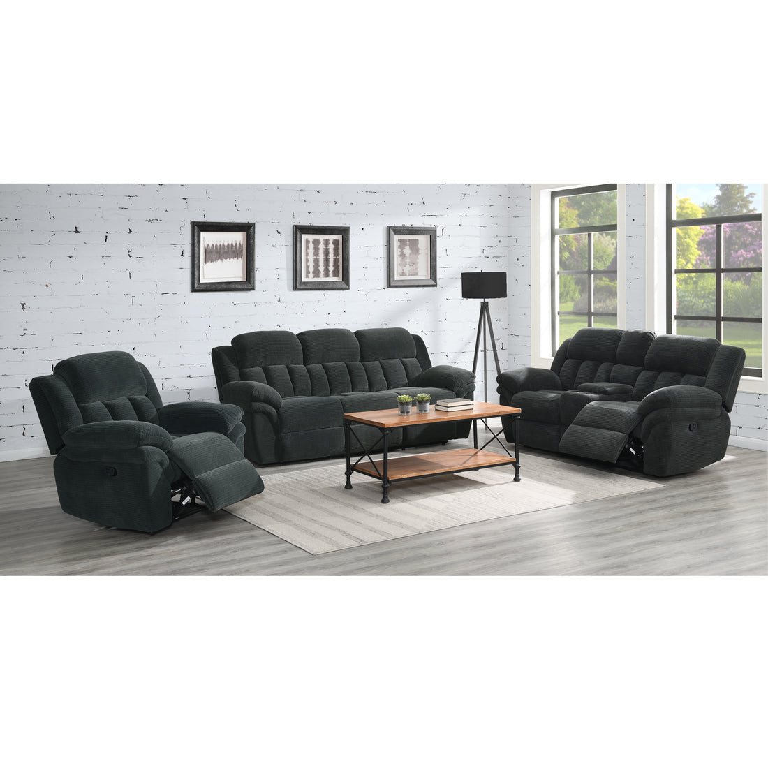 Santorini 3PC Set-Sofa; Loveseat and Chair