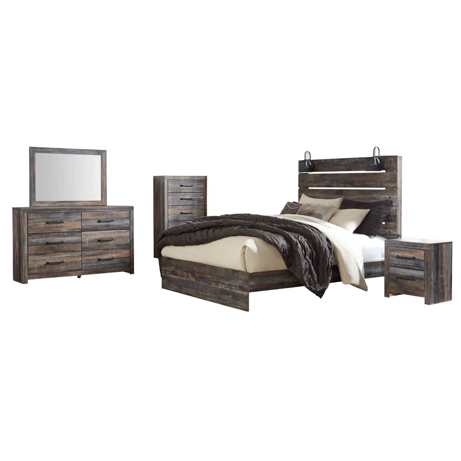 Drystan Multi Panel Bedroom Set
