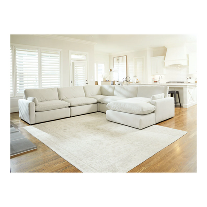Sophie Light Gray 5-Piece Sectional