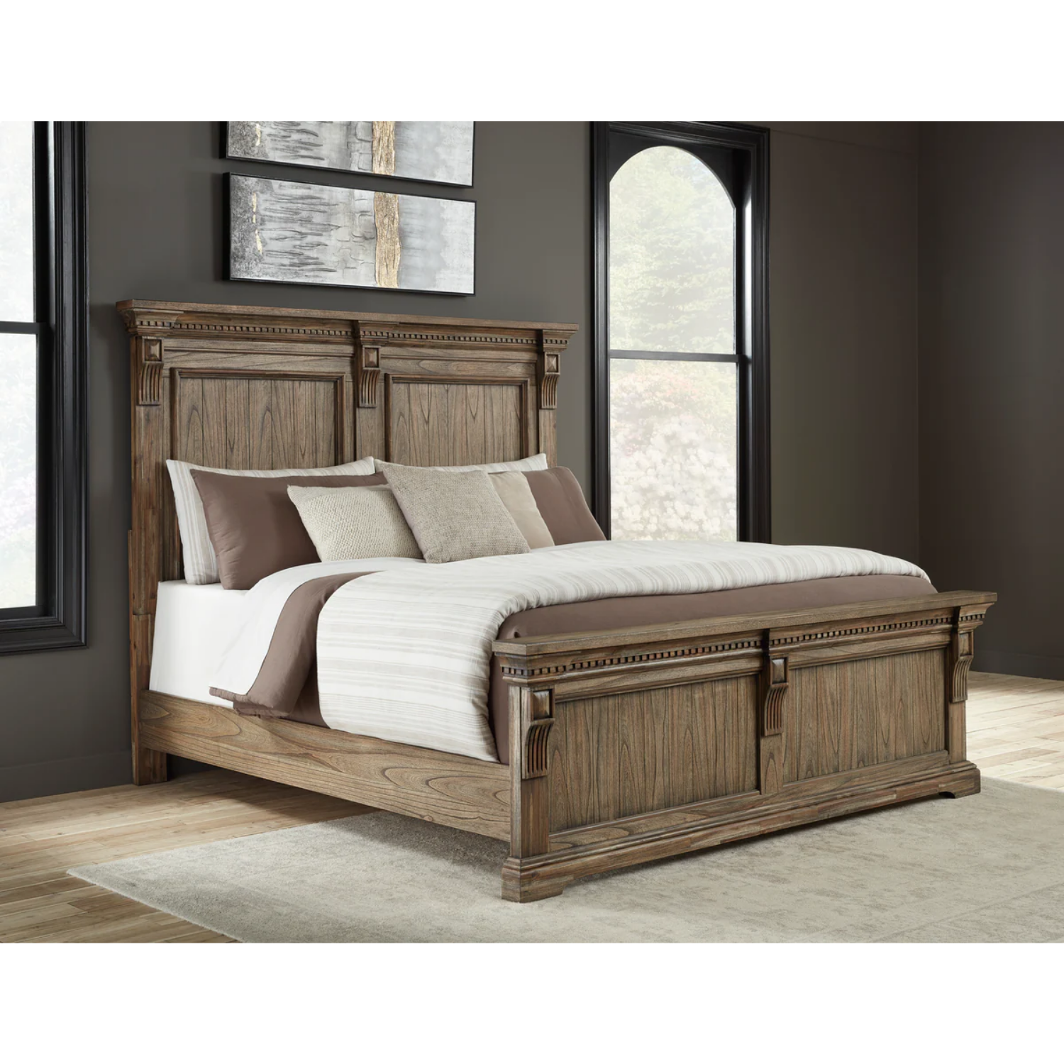 Markenburg Brown Panel Bedroom Set