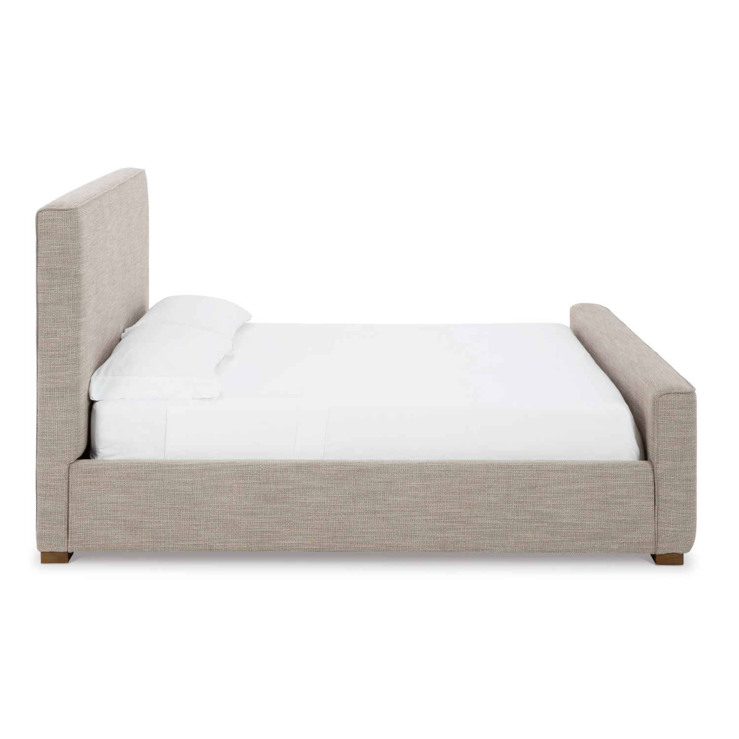 Dakmore Brown/Oatmeal Upholstered Panel Bedroom Set
