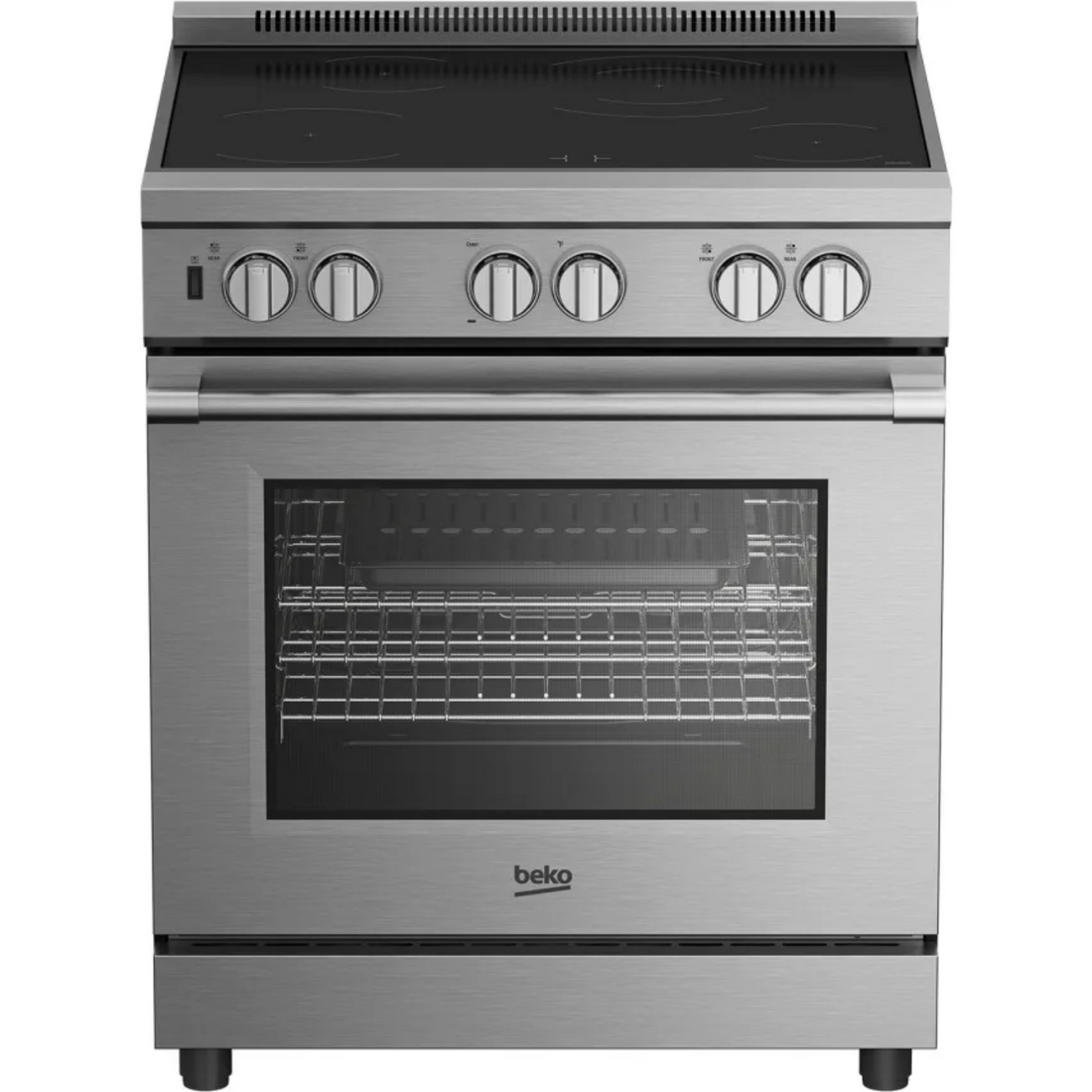 Beko 30&quot; Stainless Steel Pro Style Induction Range