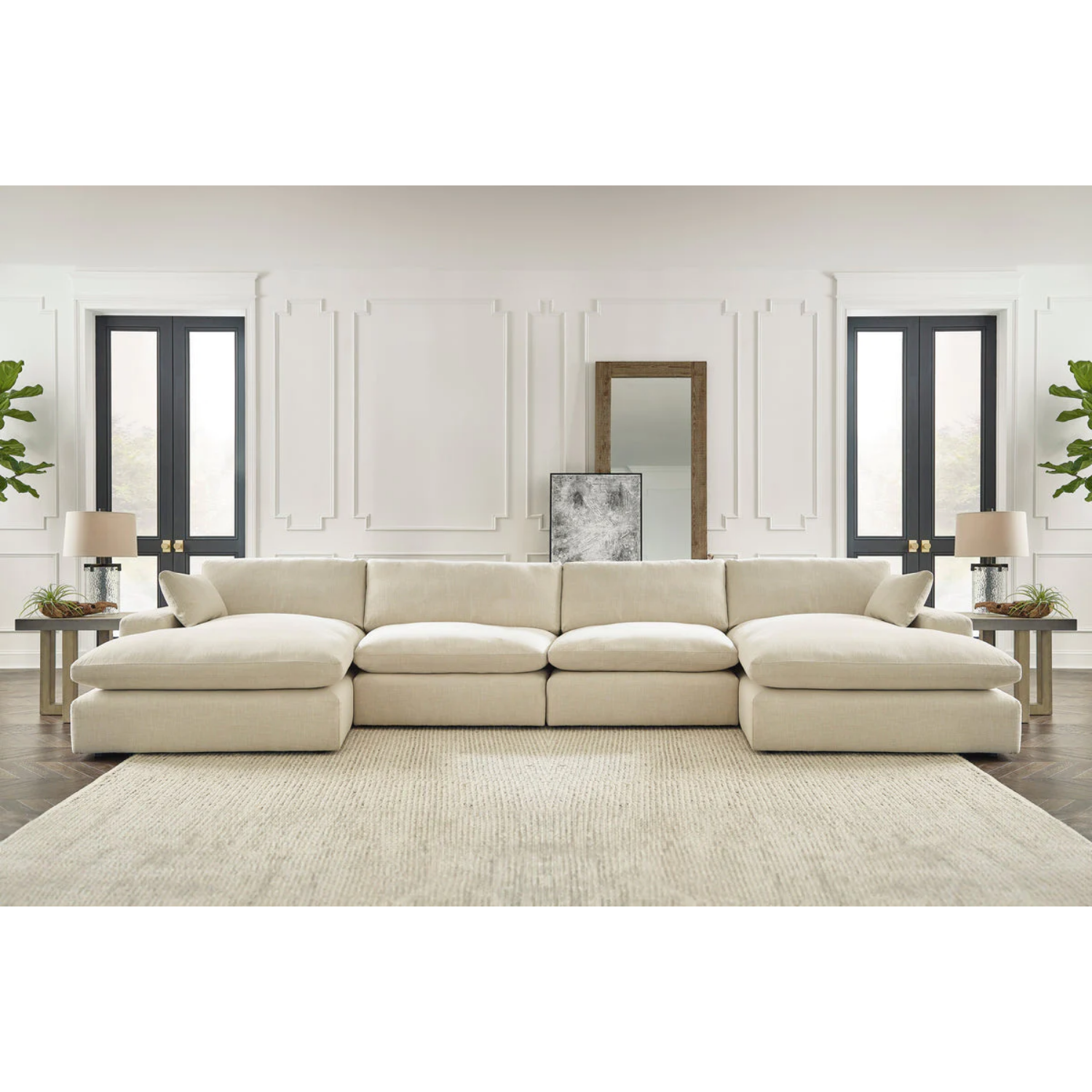 Elyza Double Chaise Sectional