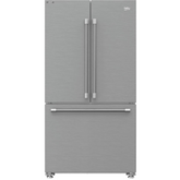 Beko 36 " 19.9 Cu. Ft. Fingerprint-Free Stainless Steel Counter Depth French Door Refrigerator - Decohub Home