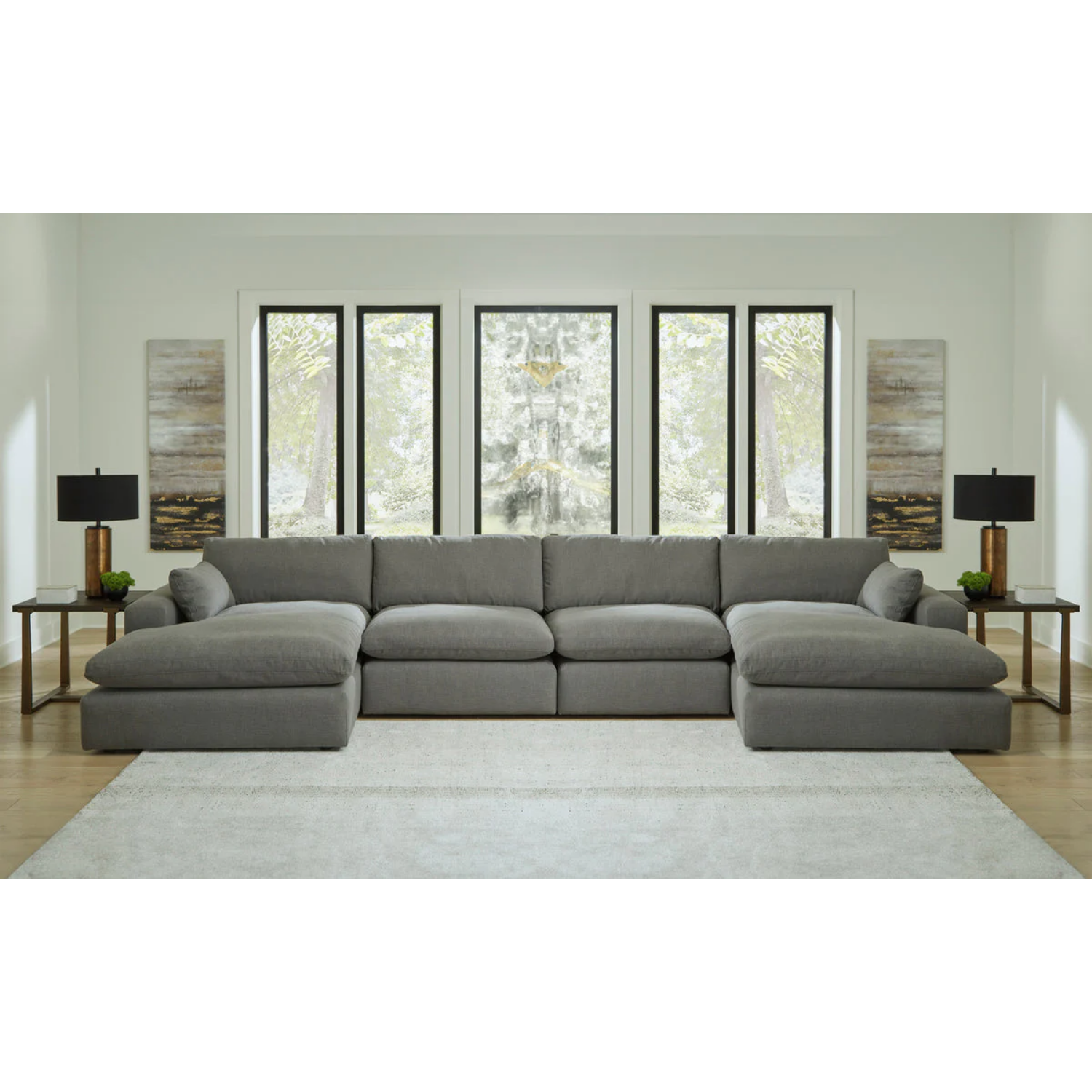 Elyza Double Chaise Sectional