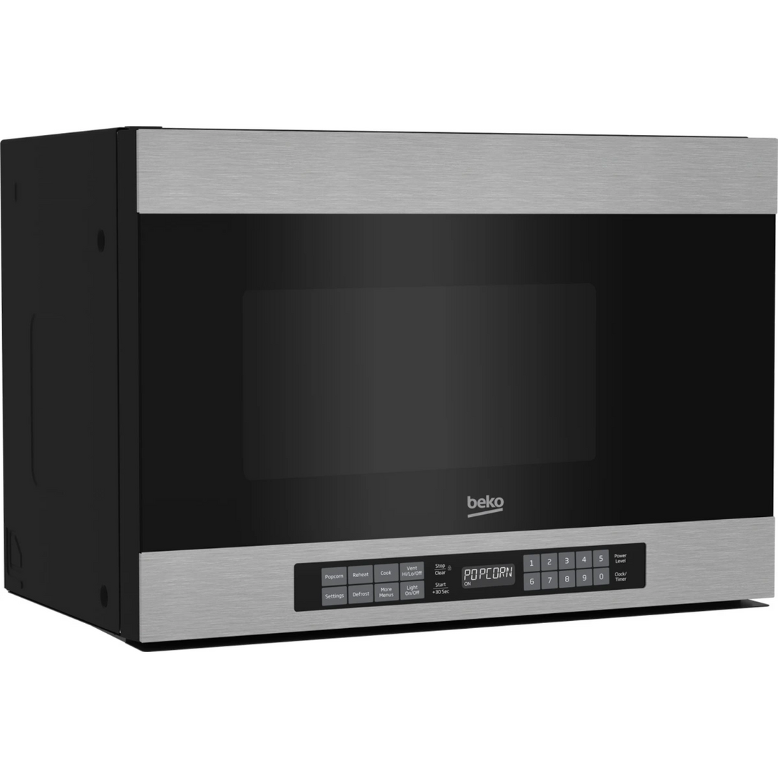 Beko 1.4 Cu. Ft. Stainless Steel with Black Glass Built In Microwave